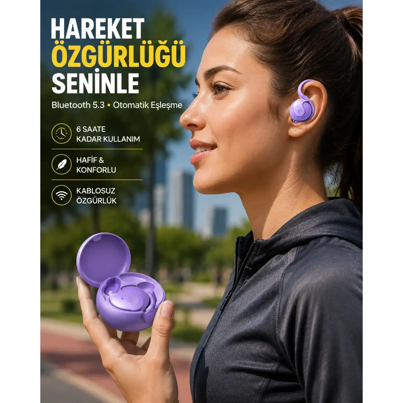 Kulak Arkası Bluetooth Kulaklık, Gürültü Azaltma