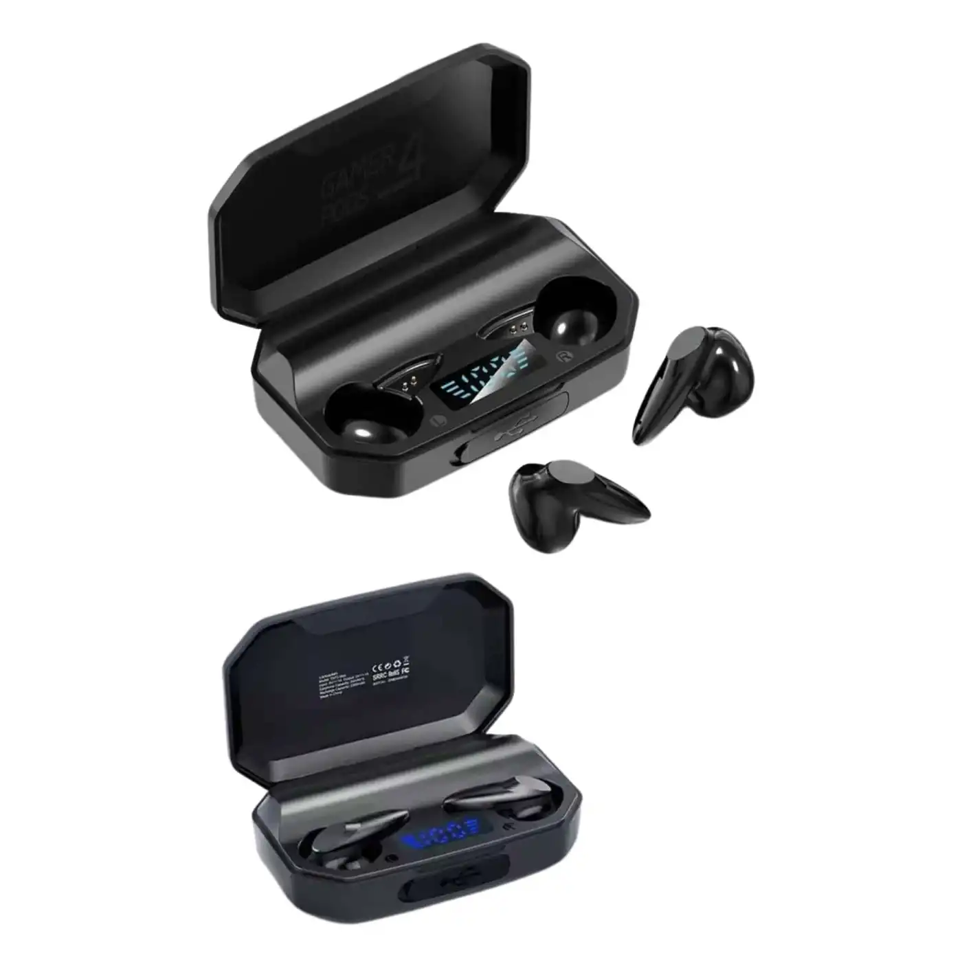 Kulak İçi Bluetooth Kulaklık Rgb Işıklı Çift Mikrofonlu iOS/Android Uyumlu BT 5.2 Yeni Nesil