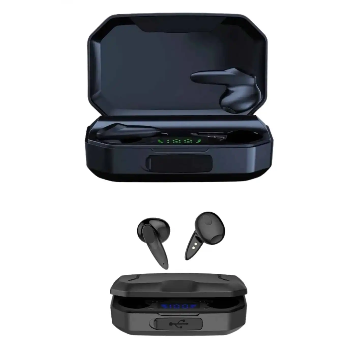 Kulak İçi Bluetooth Kulaklık Rgb Işıklı Çift Mikrofonlu iOS/Android Uyumlu BT 5.2 Yeni Nesil