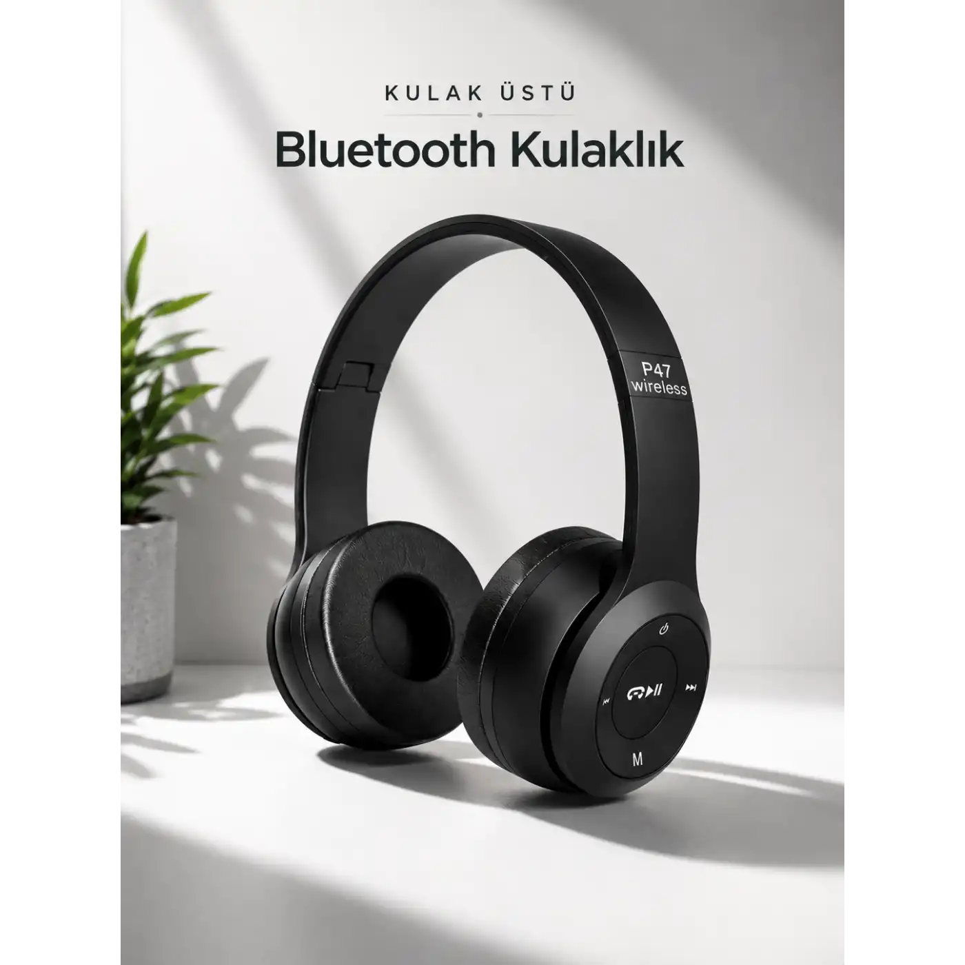 Kulak İçi Kablosuz Bluetooth Kulaklık Ekstra Bass ve Çok Yönlü Kullanım