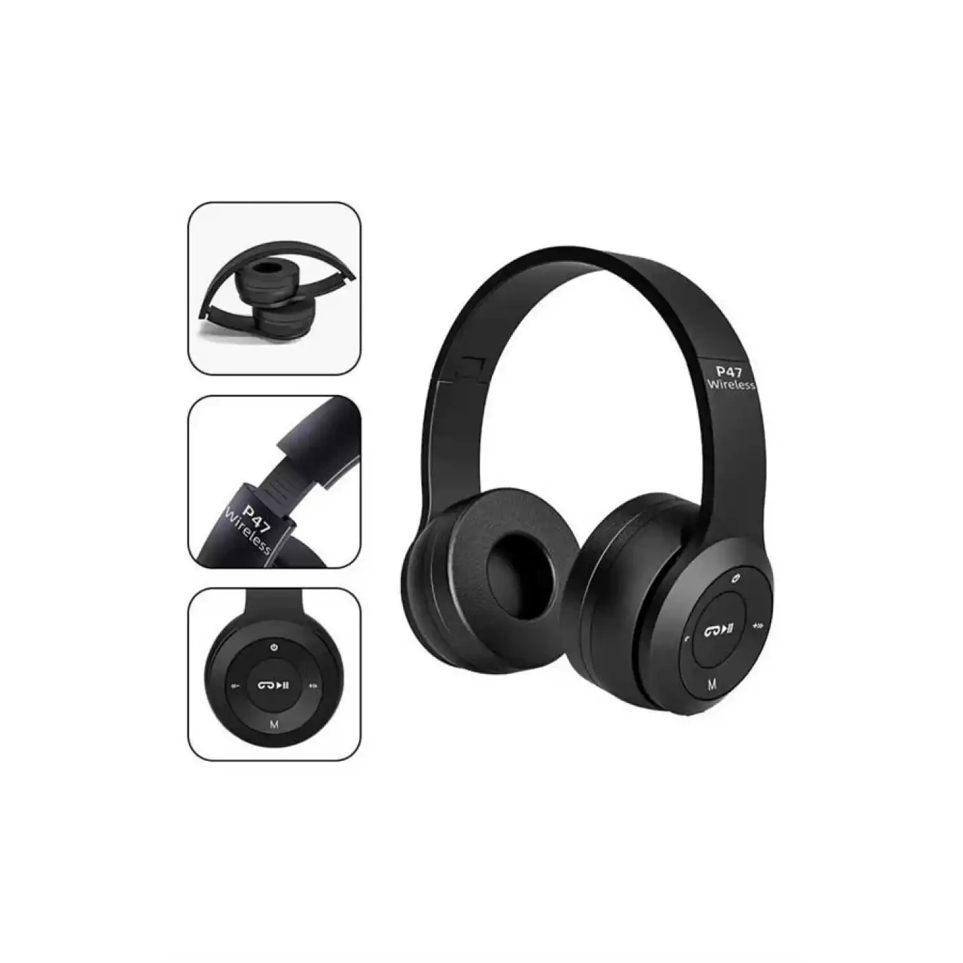 Kulak Üstü Bluetooth Kulaklık Yüksek Ses Kaliteli Ayarlanabilir