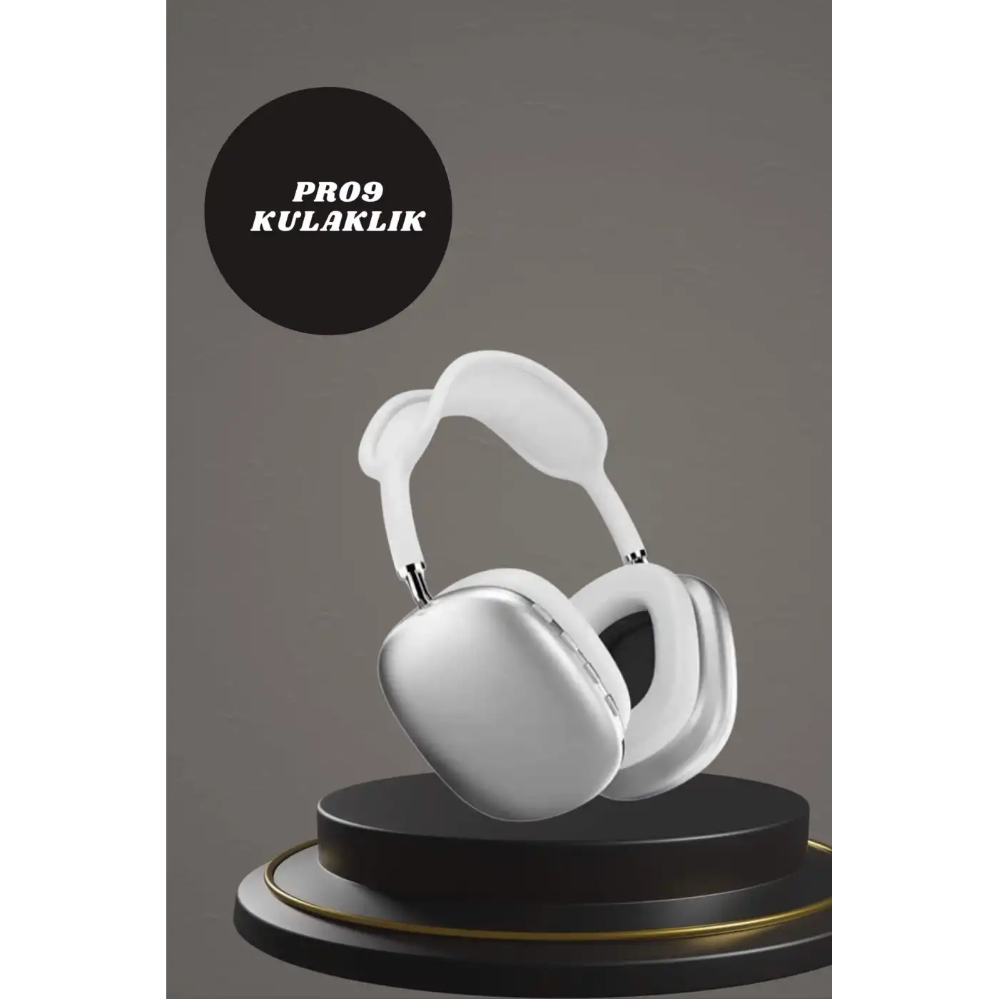 Kulak Üstü P9 Kablosuz Bluetooth Kulaklık ve 7 Kordonlu Akıllı Saat
