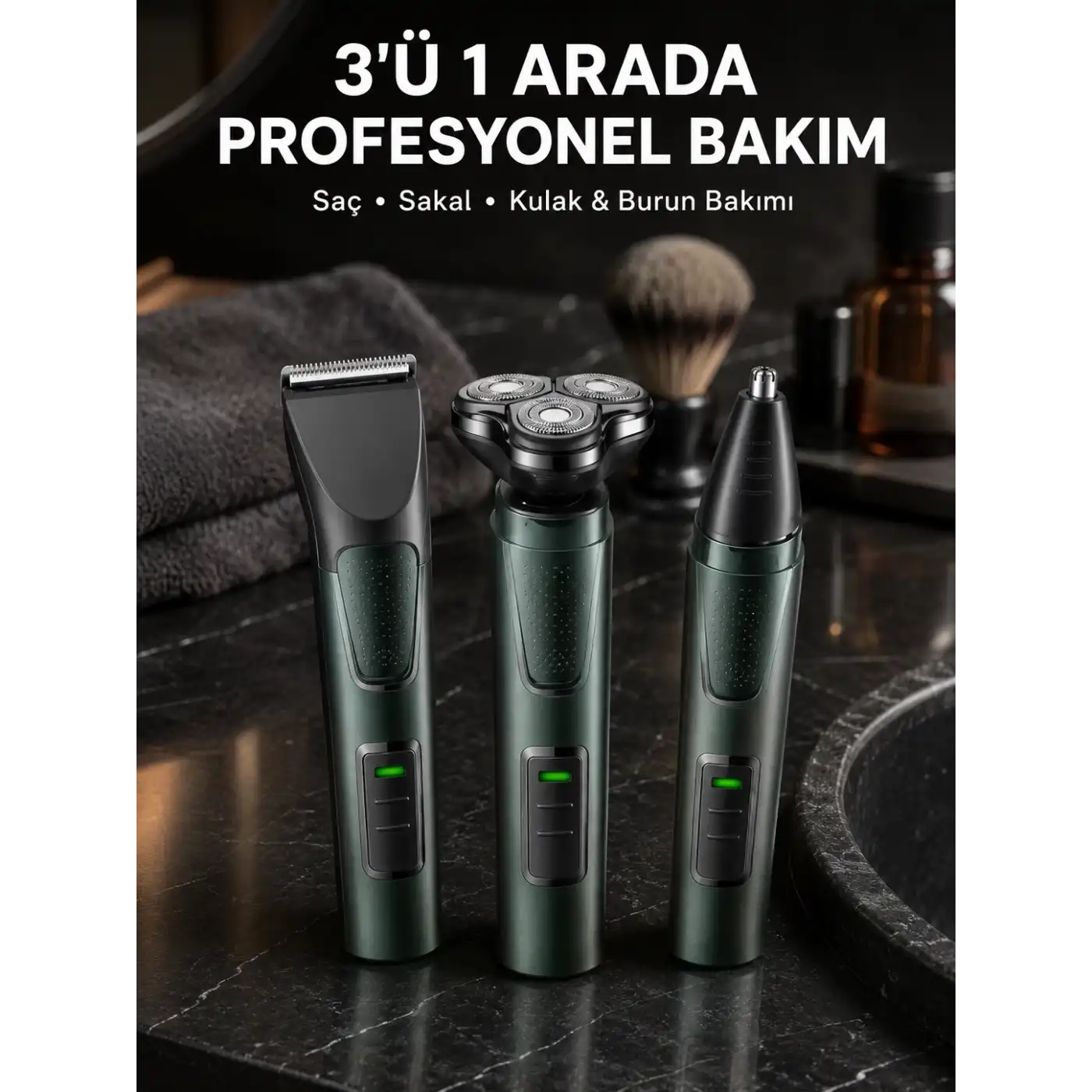 Kulak Ve Burun Başlıklı Profesyonel Tıraş Makinesi Yeni Nesil