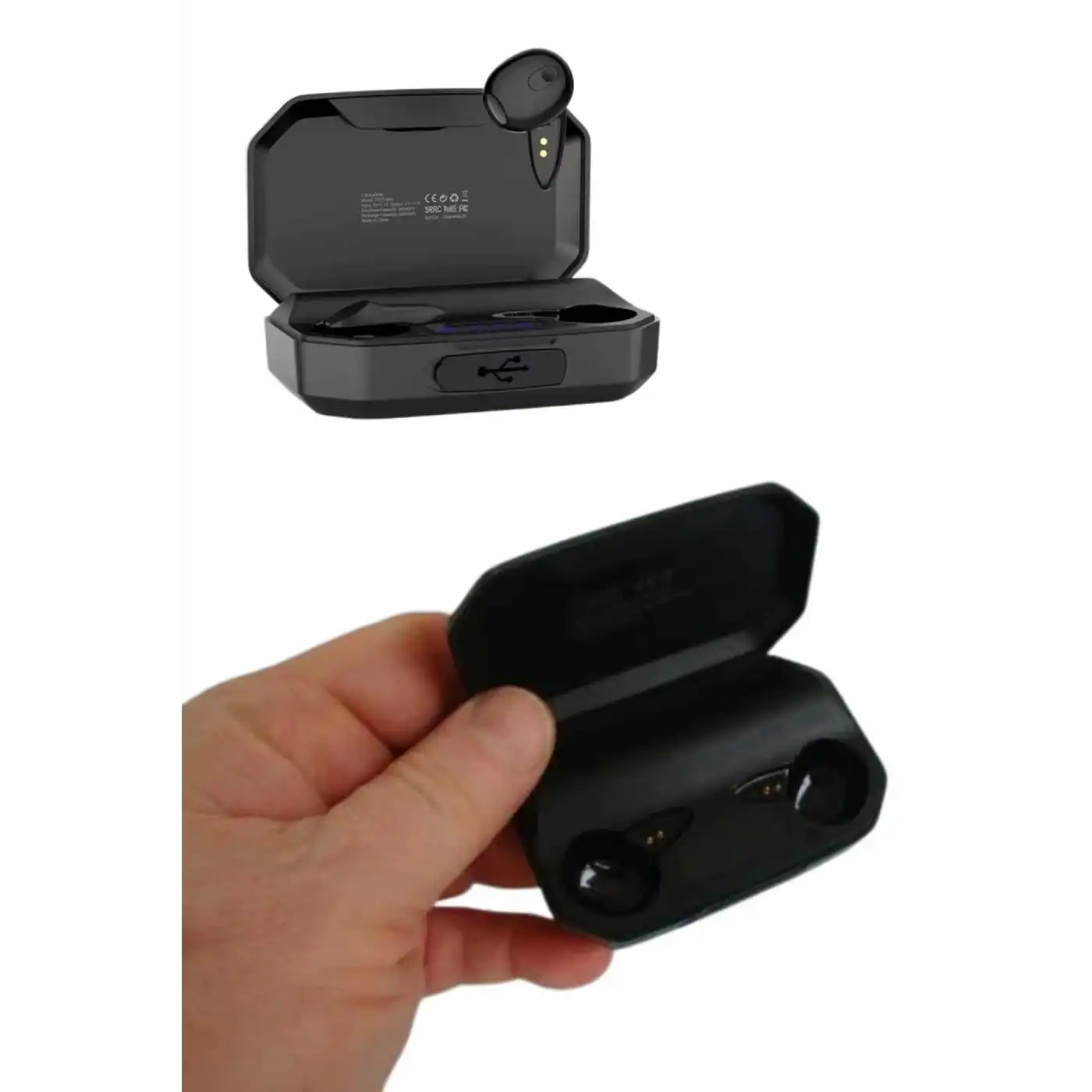 Kulaklık Bluetooth 5.2 Kablosuz Kulakiçi Rgb Işıklı Çift Mikrofonlu Yeni Nesil