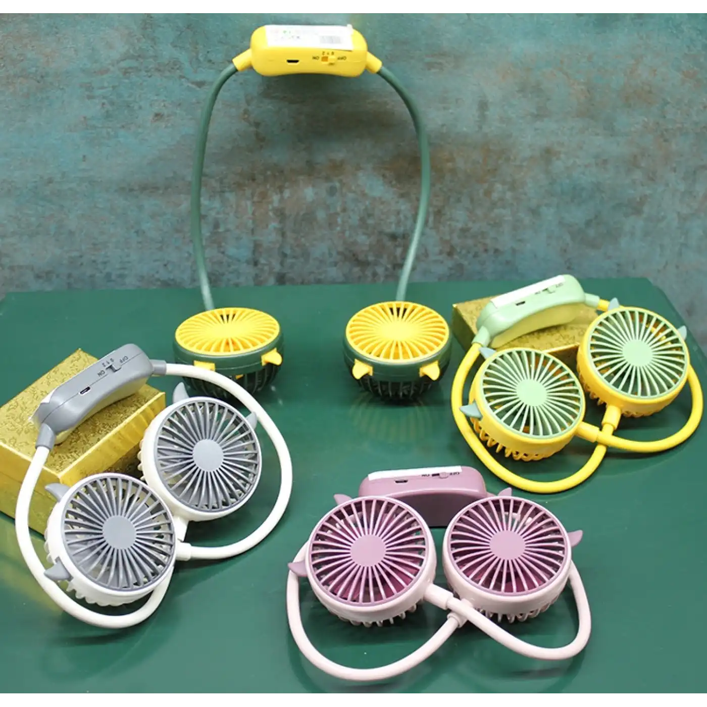 Kuromi Şarjlı Boyun Fanı Vantilatör 2 Kademeli Model 2