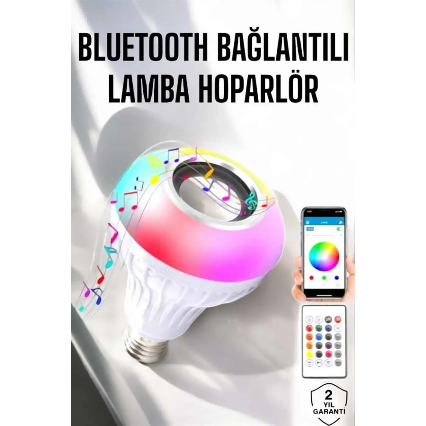Lamba Led Hoparlör Dayanıklı ve Uzun Ömürlü Bluetooth Hoparlör