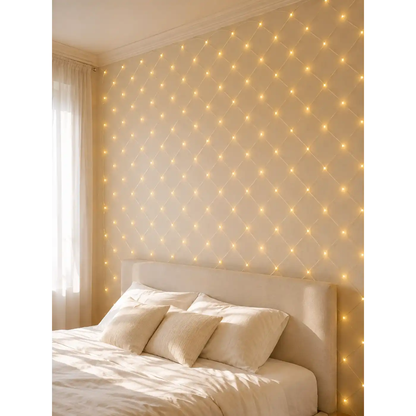 LED Ağ Işık Dekoratif File Aydınlatma Balkon Oda ve Bahçe Süsleme Yeni Nesil