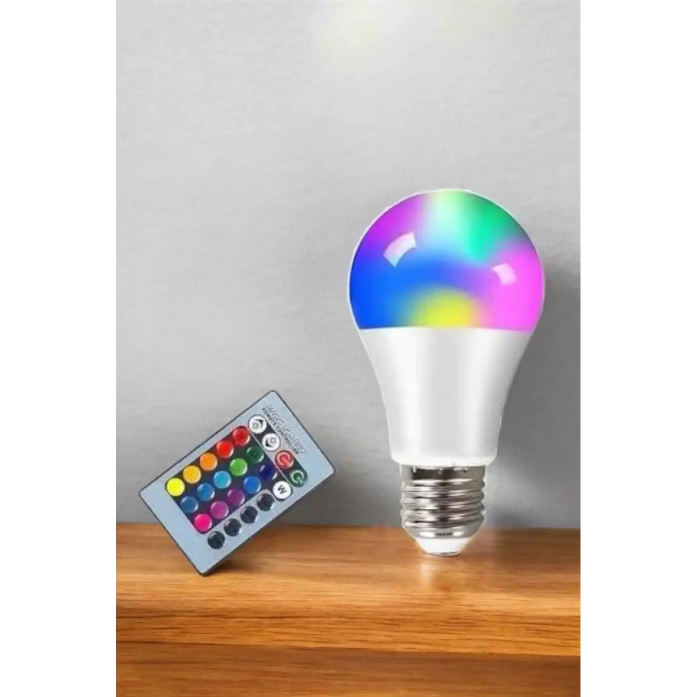Led Ampul Enerji Dostu RGB Işıklı 100W Led Işık
