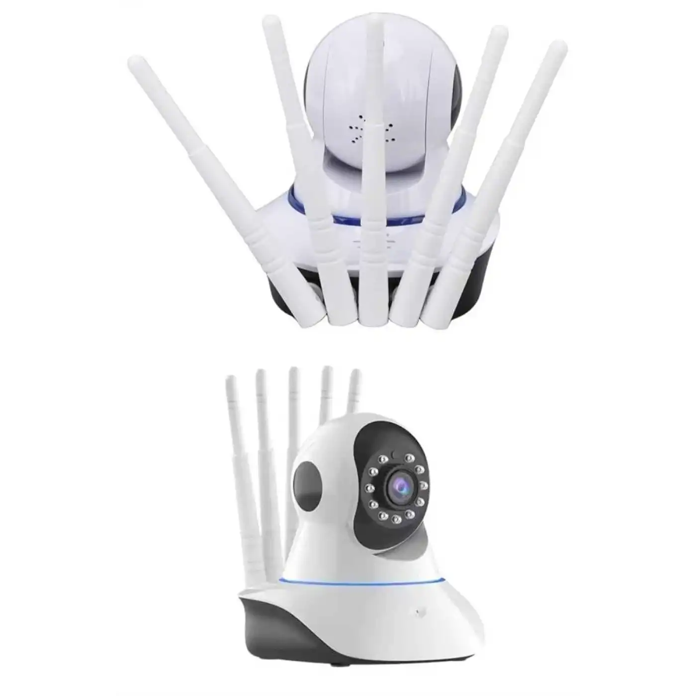 LED Aydınlatmalı 5 Antenli Motorlu 1080P Wifi Kamera Sensörlü Yeni Nesil