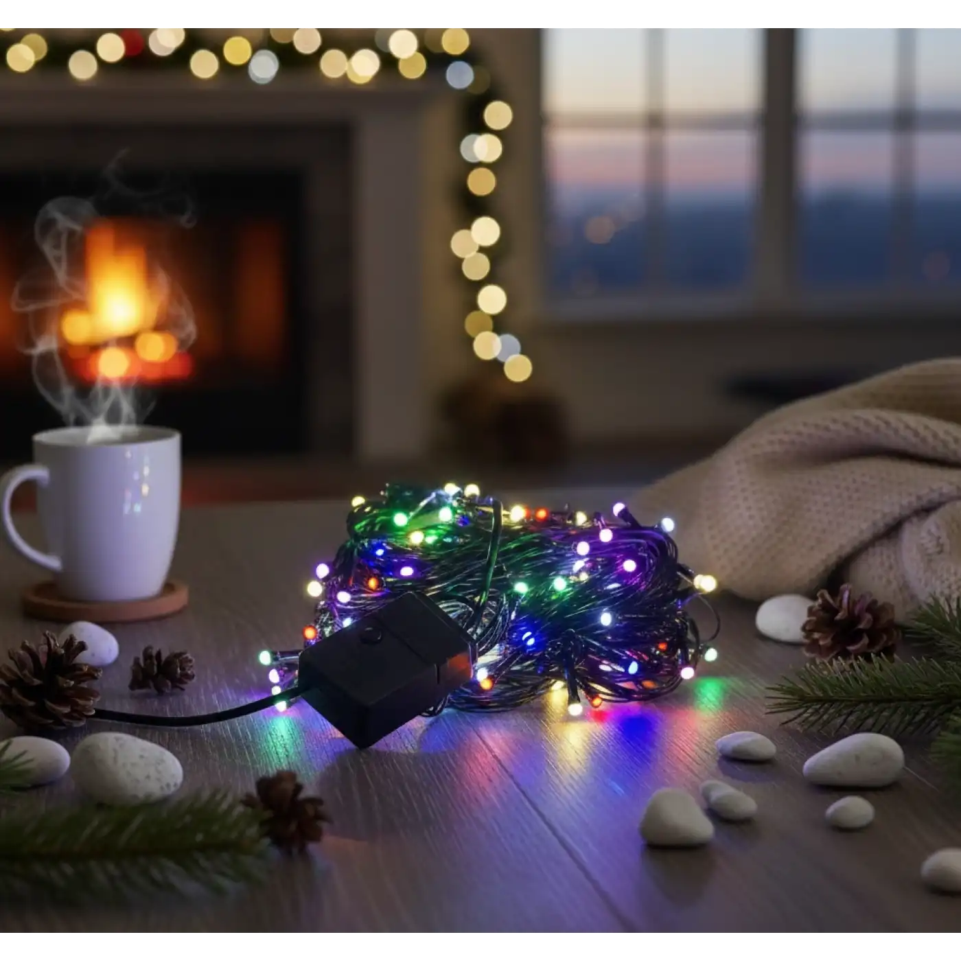 LED Damla Uçlu RGB Dekoratif Işık 10 Metre 100