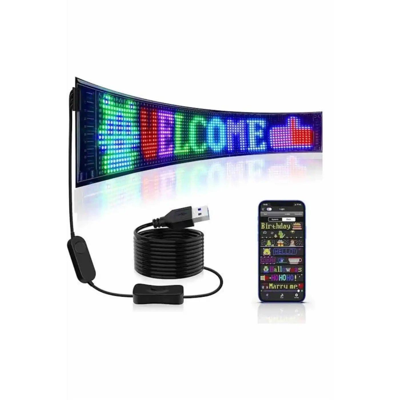 Led Ekran Matrix Panel En Büyük Boy Araba Yazısı