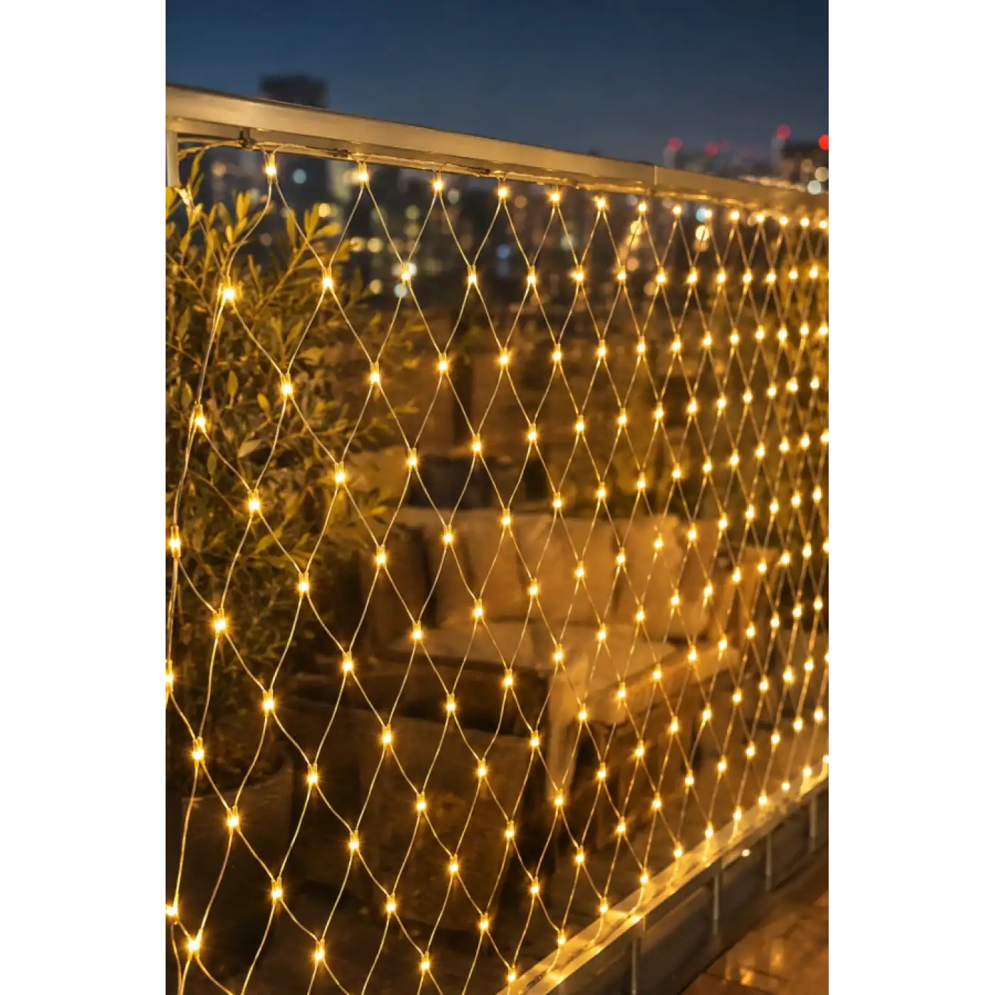 LED File Işık Dekoratif Ağ LED Aydınlatma İç Mekan Balkon Bahçe Süsü Yeni Nesil