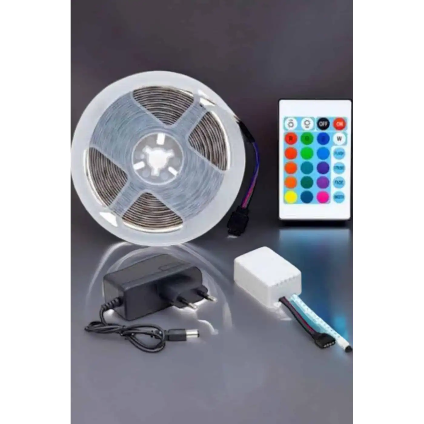 Led Işık 5 Metre Şerit Led RGB Işıklı