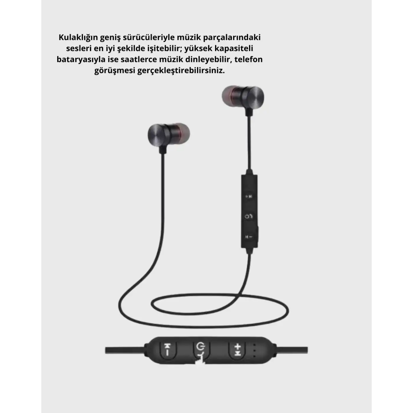 M6 Akıllı Bileklik ve Bluetooth Spor Kulaklık 2’li Set