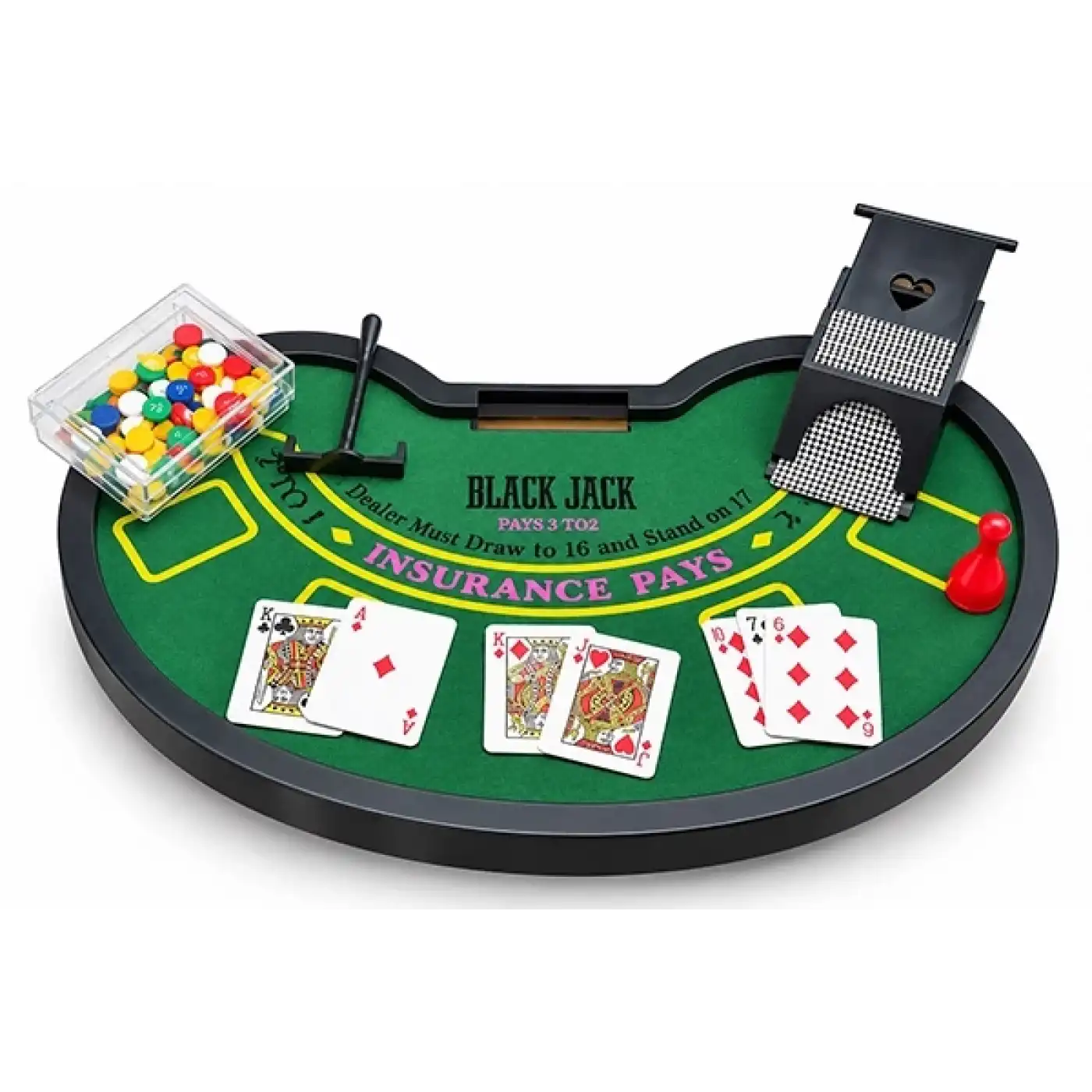 Masa Üstü Blackjack Casino Oyun Seti Alk5352