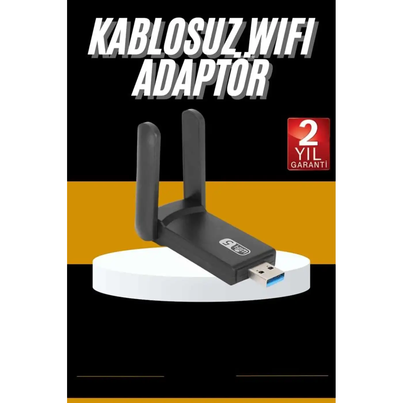 Mbps Wifi Alıcı Kablosuz Wifi Adaptörü Çift Band Çift Antenli
