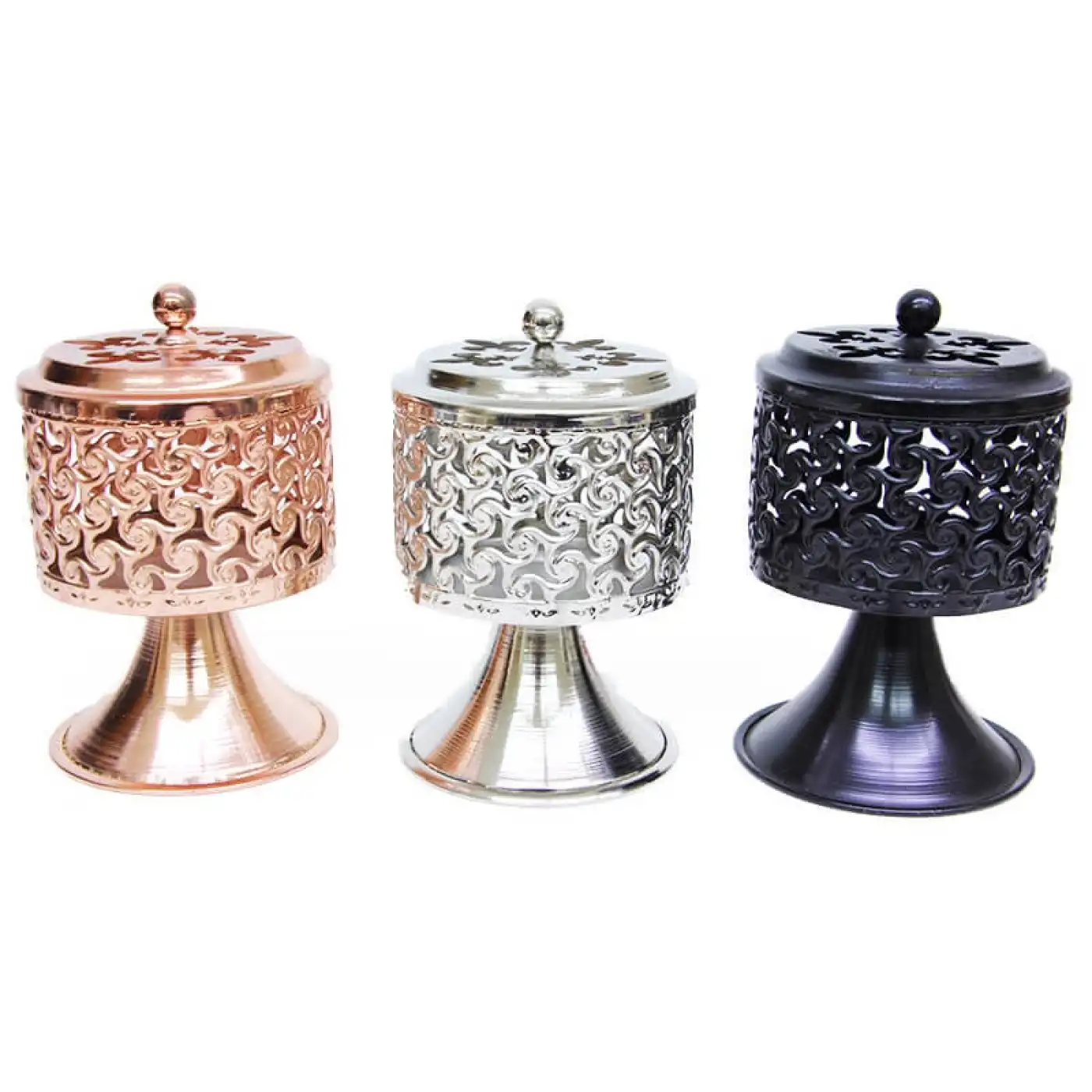 Metal Ayaklı Lüx Buhurdanlık – Geri Akışlı Tütsülük