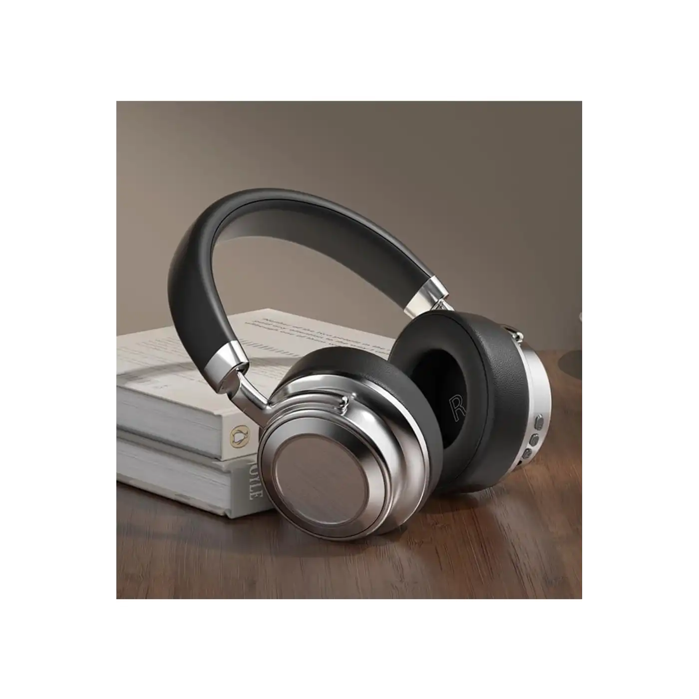 Metal Kulak Üstü Kablosuz Bluetooth Kulaklık Hybrid Anc Type-c Hızlı Şarj Bluetooth 6.0
