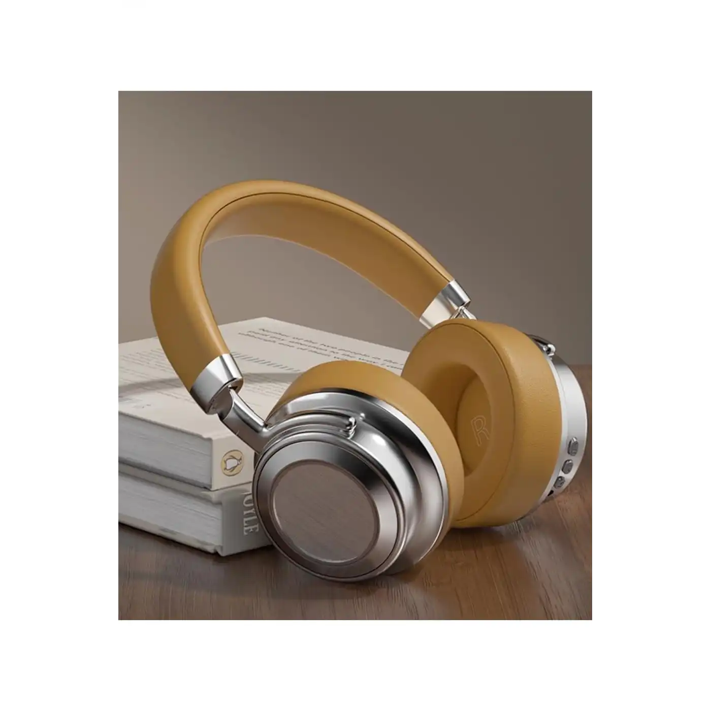 Metal Kulak Üstü Kablosuz Bluetooth Kulaklık Hybrid Anc Type-c Hızlı Şarj Bluetooth 6.0