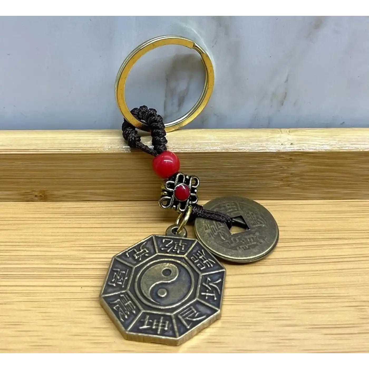 Metal Yin Yang Anahtarlık Alk4457