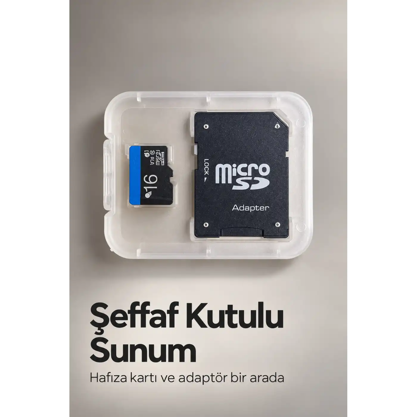 MicroSD Kart 16 GB SD Adaptör ile Birlikte