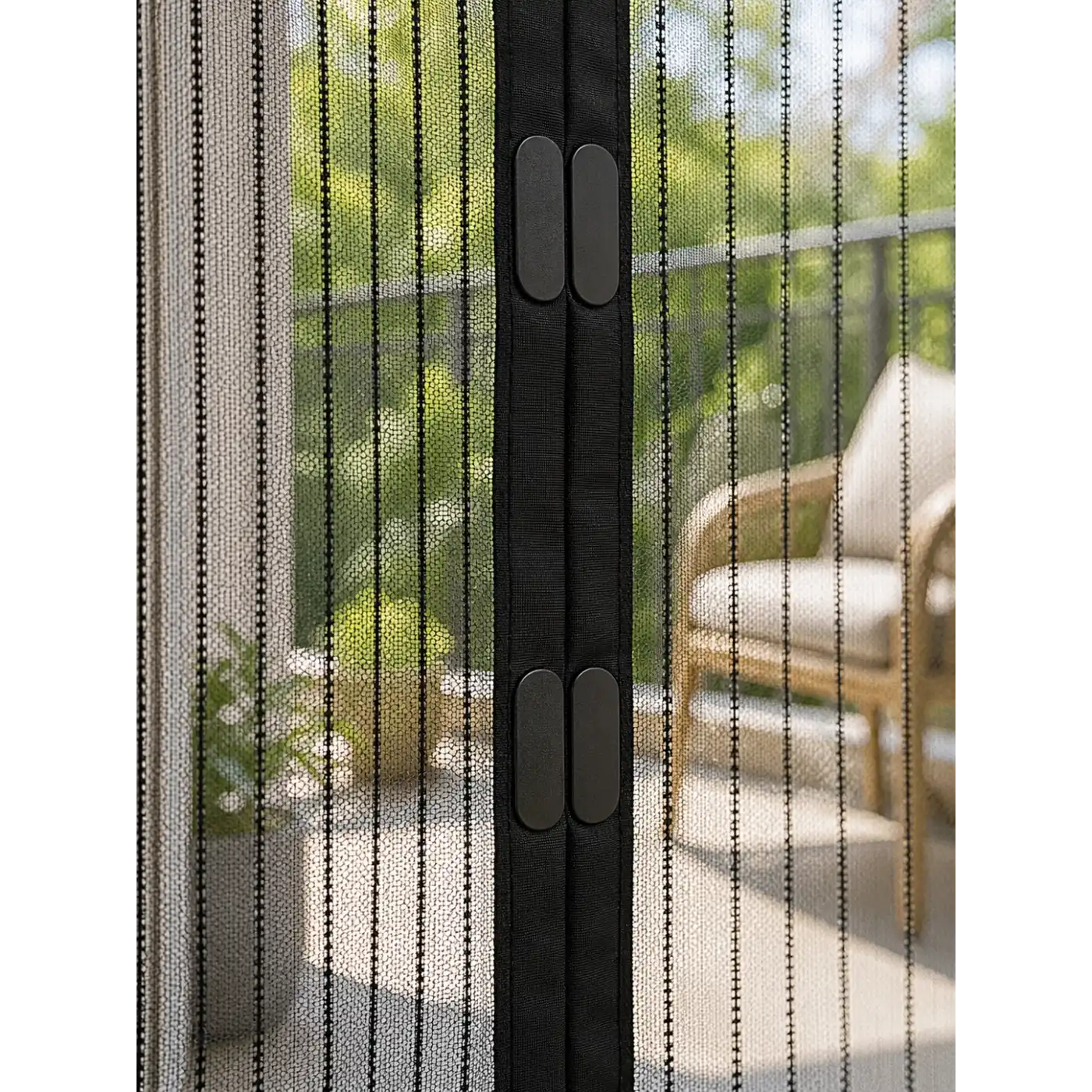 Mıknatıslı File Kapı Sinekliği Balkon Bahçe Teras ve Mutfak İçin Pratik Kullanım