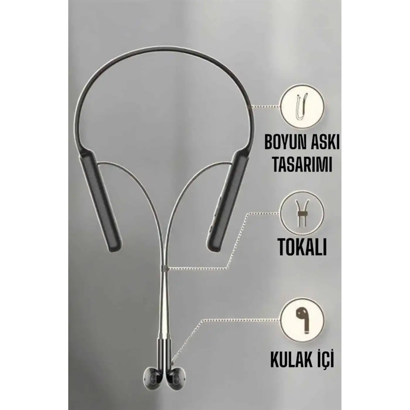 Mikrofonlu Kablolu Bluetooth Kulaklık Yeni Nesil Yüksek Ses Kaliteli