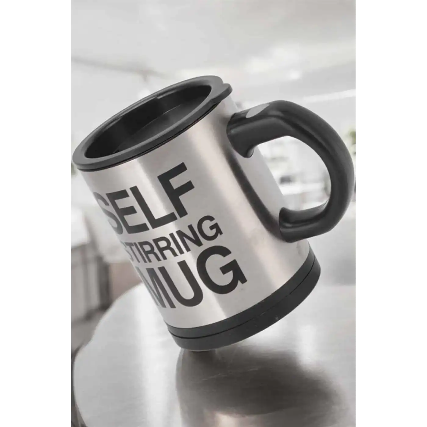 Mikser Kupa Yazılı Mug Bardak Karıştırma Özelliği