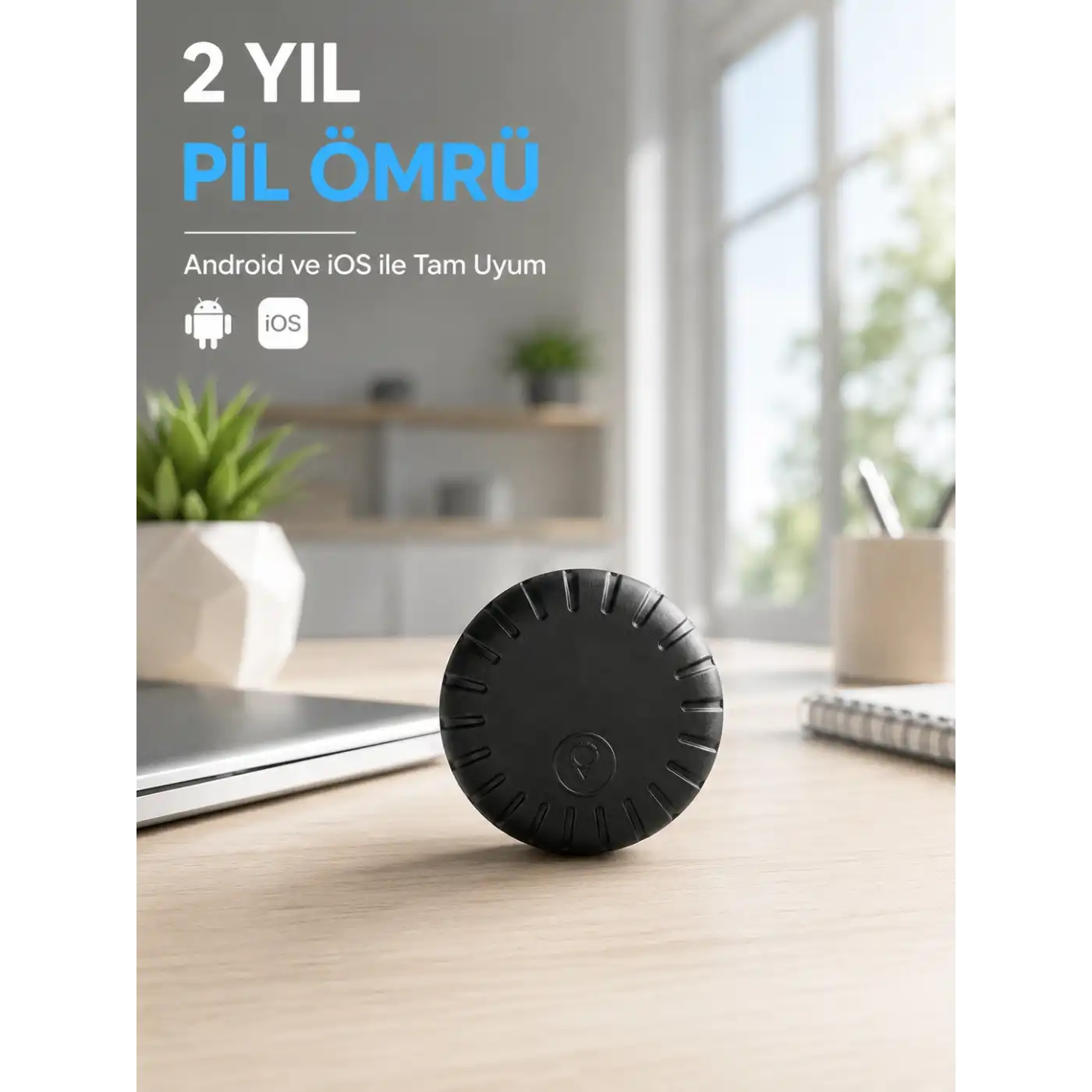 Mini GPS Takip Cihazı Android iOS Destekli Çanta Cüzdan Araç ve Valiz Konum Bulucu