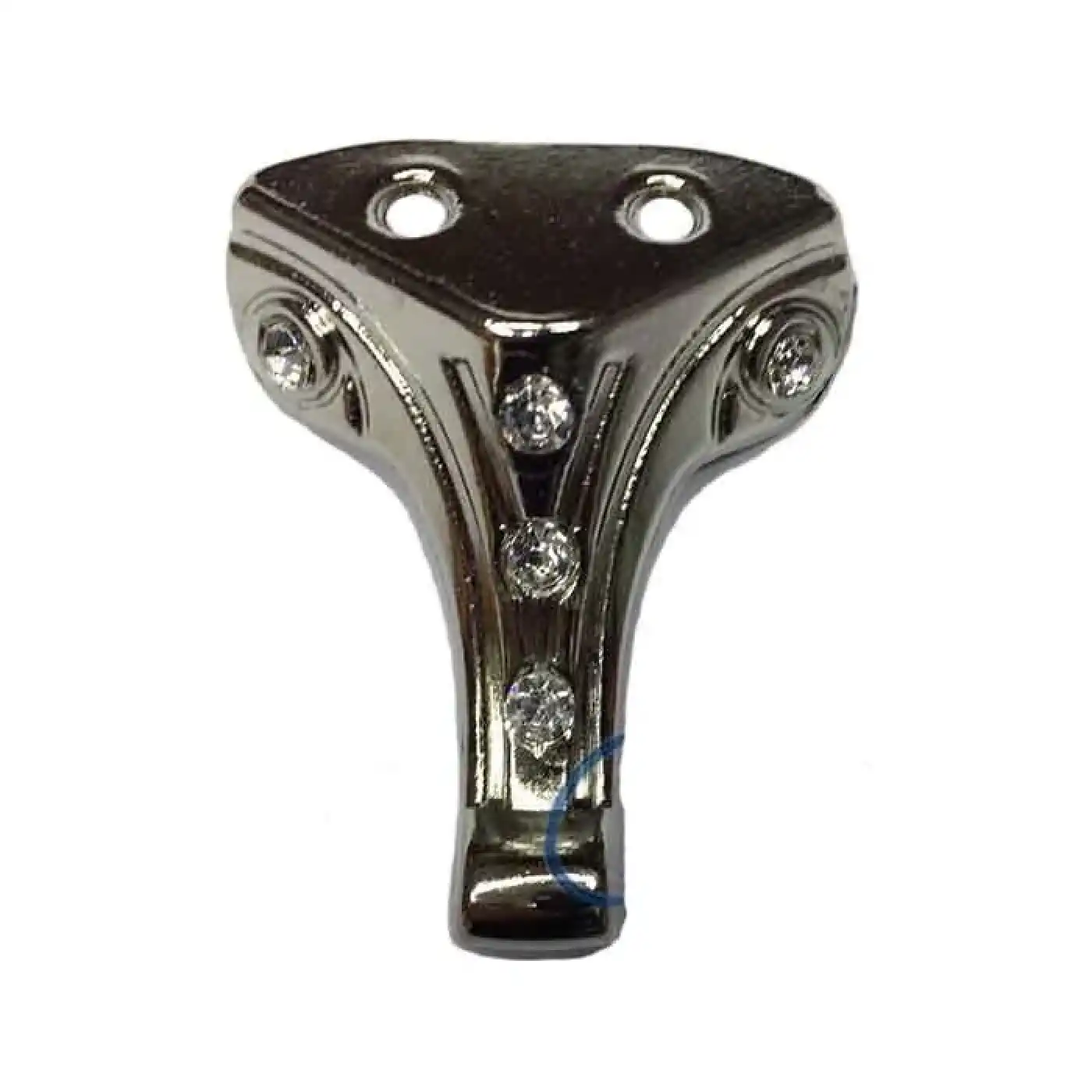 Moda Taşlı Ahşap, Mdf, Sunta Sandık Ayağı, Kutu Ayak 3,5 Cm - Nikel