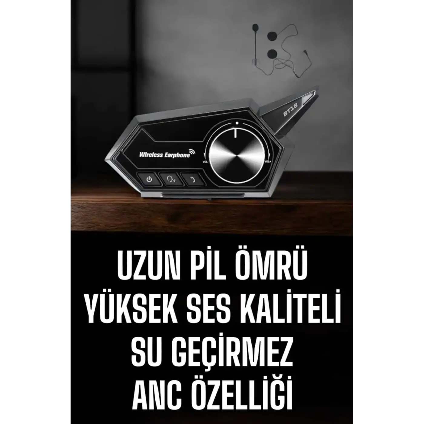 Motorcu Kulaklığı Kask Kulaklığı ANC Özelliği Sesli Görüşme Özelliği