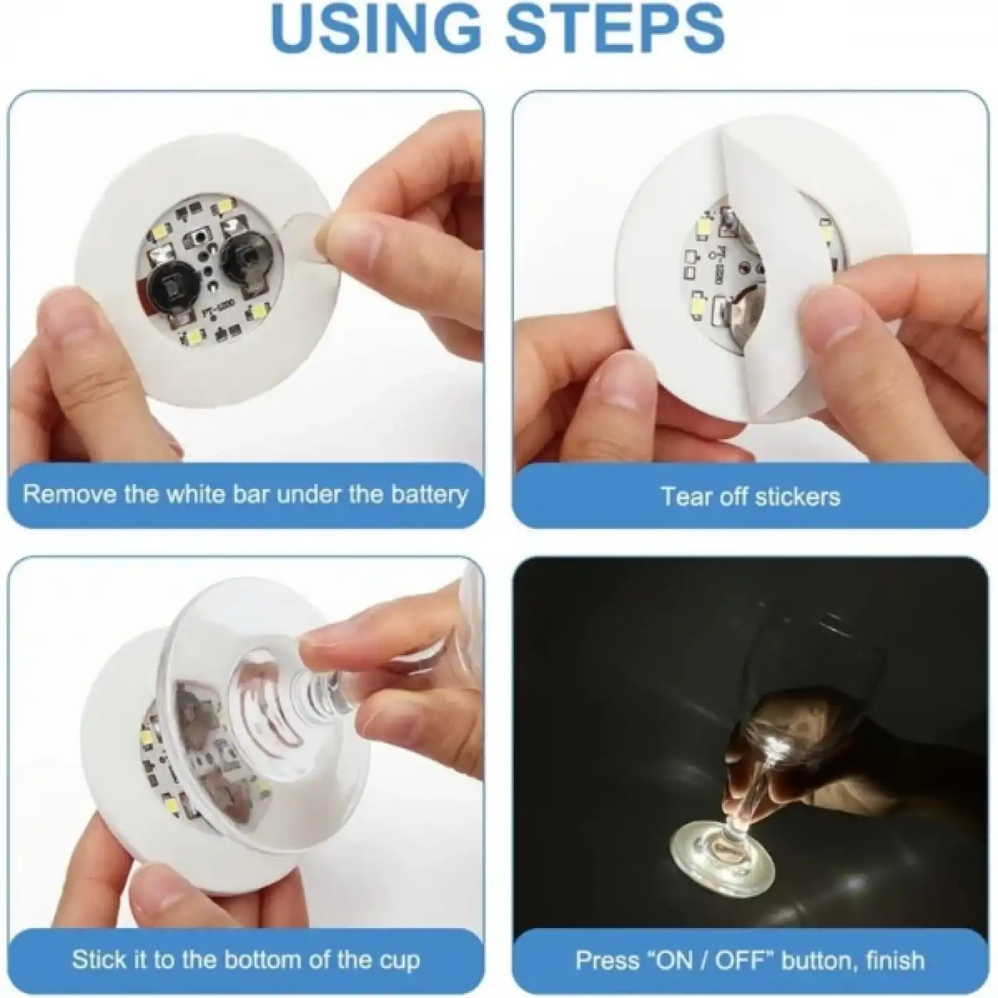 Nargile Altı Yapışkanlı Led Işık