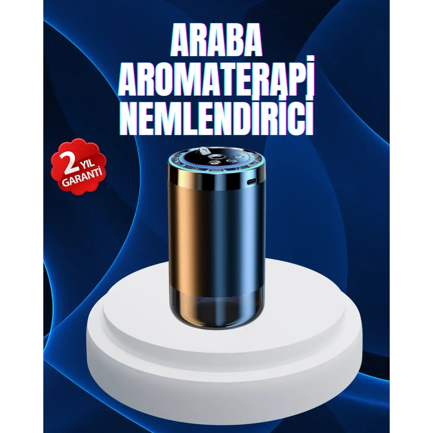 Nemlendirme ve Aromaterapi Özellikli Yıldız Işıklı Difüzör