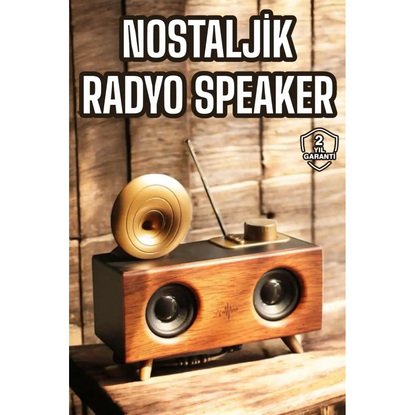 Nostaljik Görünümlü Bluetooth Bağlantılı Speaker