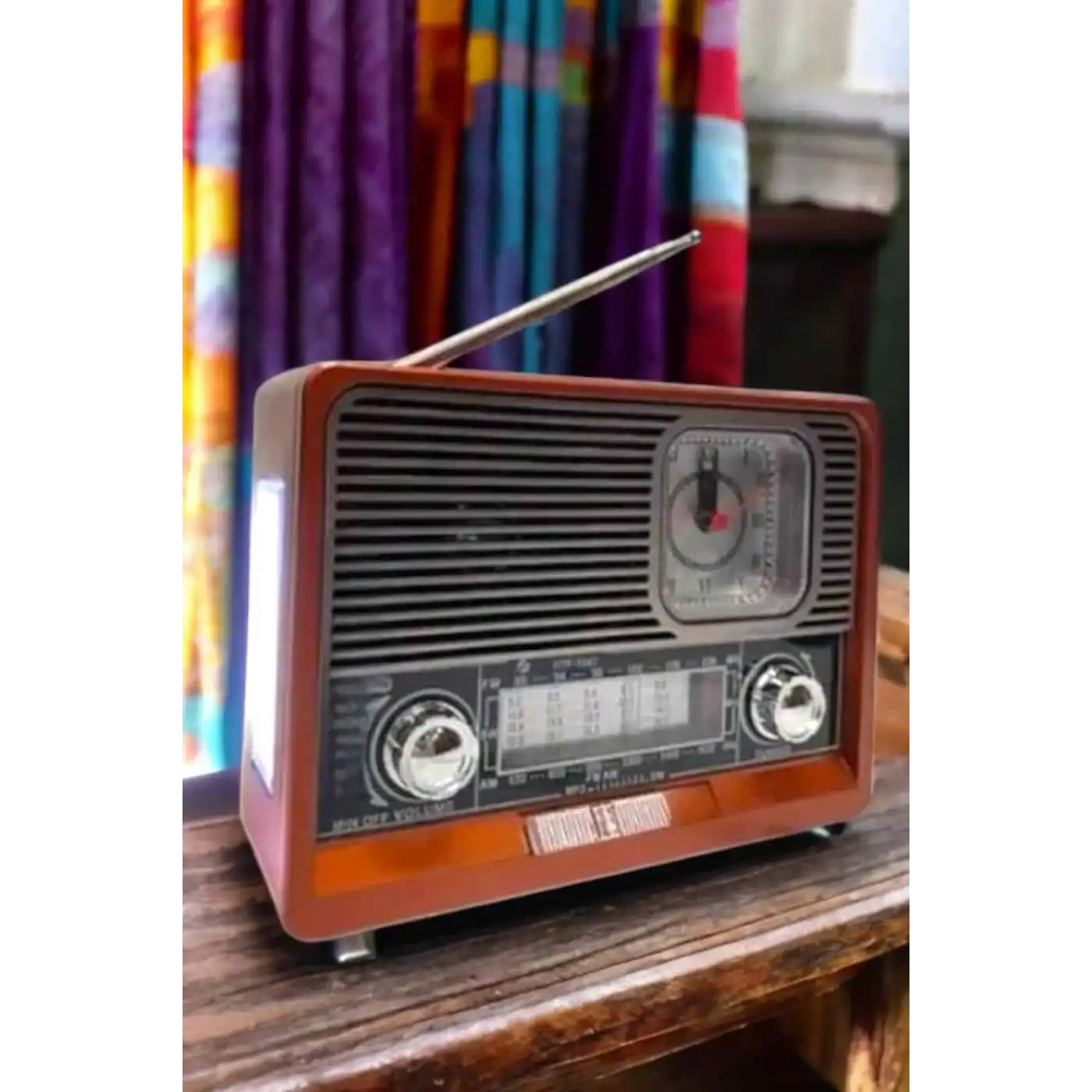 Nostaljik Radyo USB,AUX Ve SD Kart Girişli Bluetooth Bağlantılı