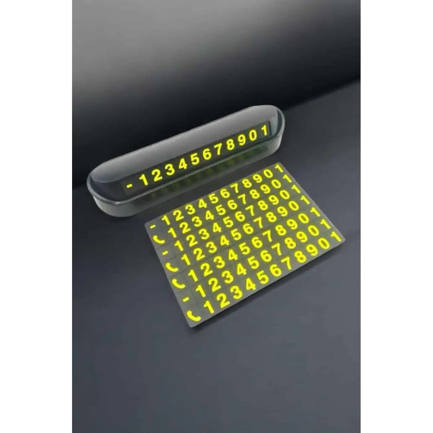 Numaralık Araç İçi Araba Araç Park Numaratör Telefon Numarası Yazma