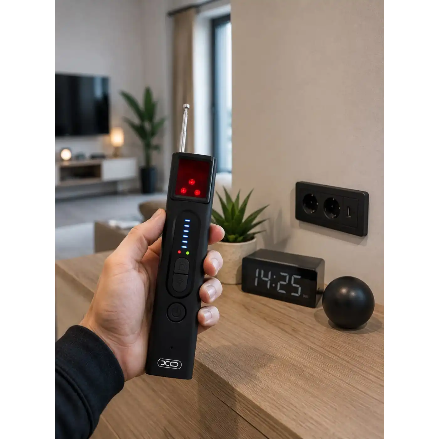 Optik Lens Filtreli Gizli Kamera Bulucu ve RF Dedektörü