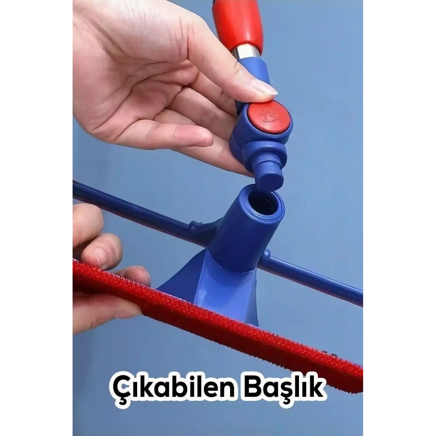 Oynar Başlıklı Çekçekli Teleskopik Cam Silme Atı