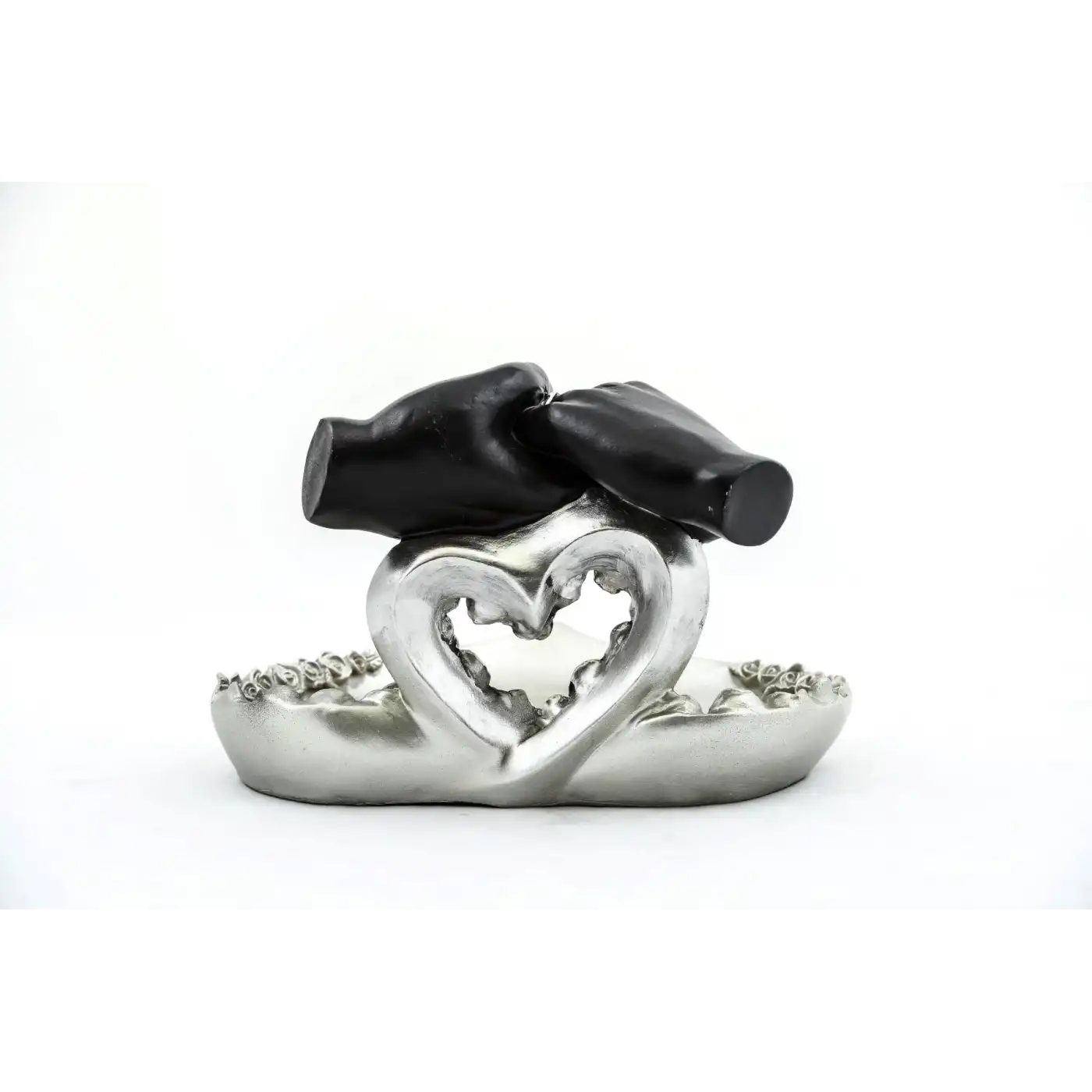 Özel Tasarım Kalpli Polyester Sunum Tepsisi