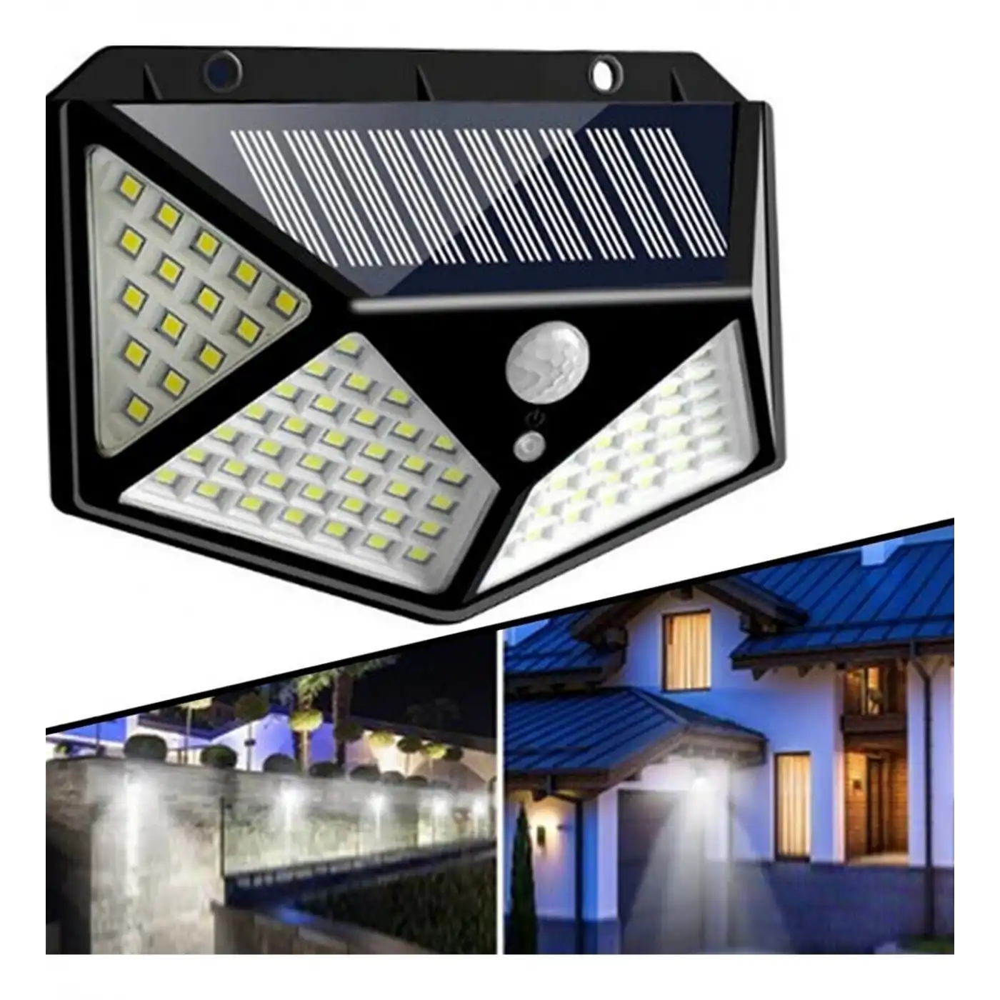 P-128 Solar Panelli Led Dış Mekan Bahçe Ve Sokak Aydınlatması