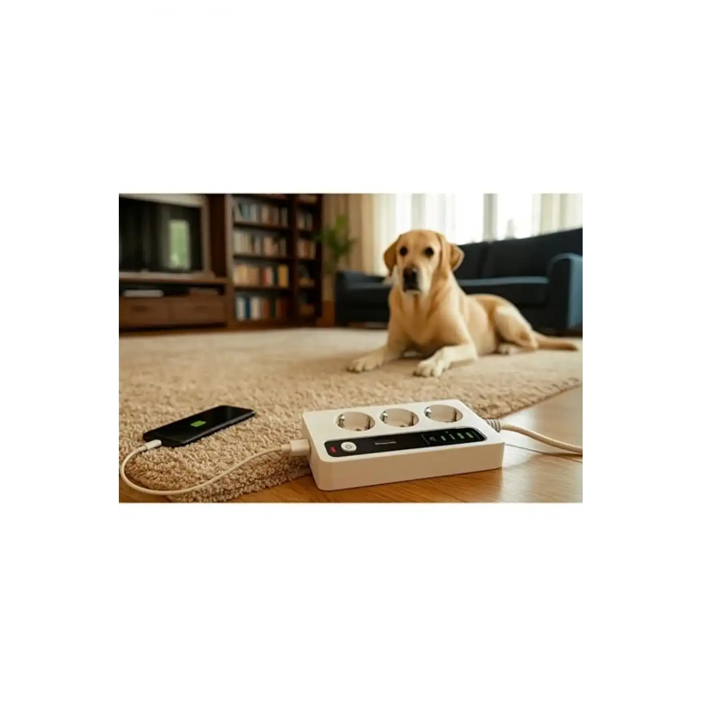 P10 3x Priz 3000w Akım Korumalı 4x Usb 2x Type-c Girişli Çoklu Priz