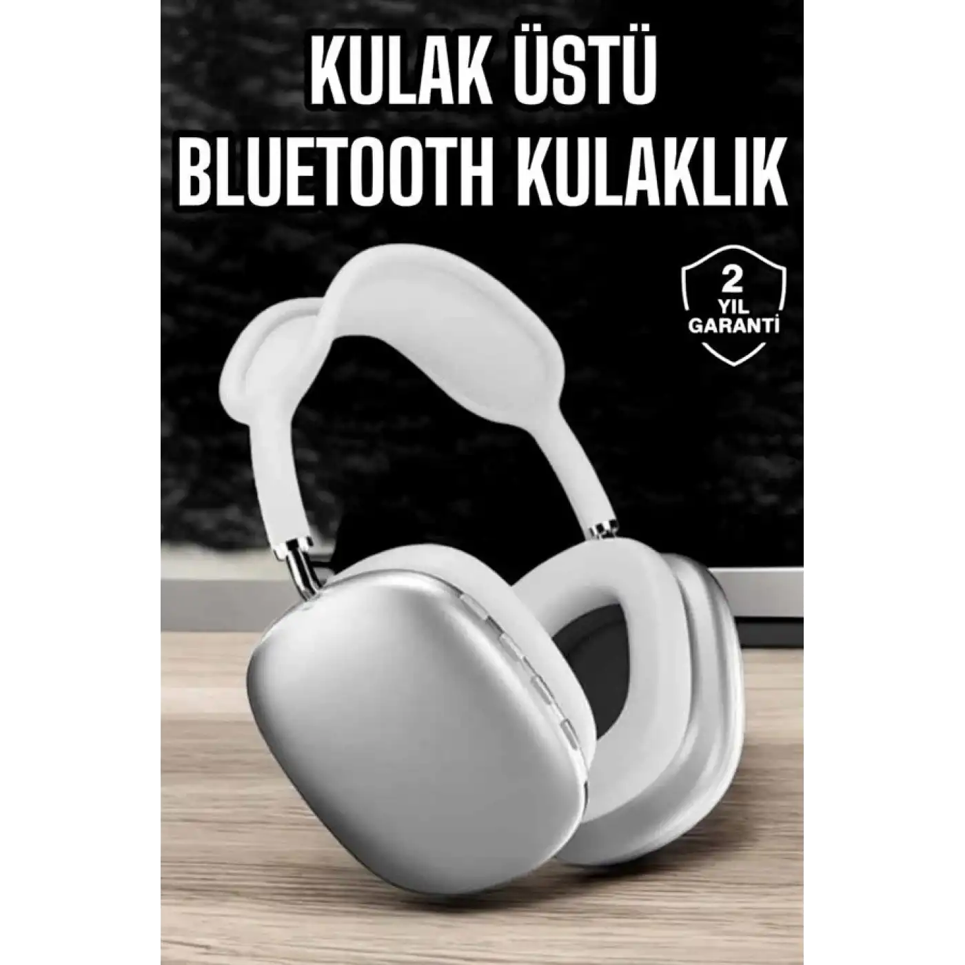 P9 Air Max Kablosuz 5.0 Mikrofonlu Bluetooth Kulaklık Beyaz Yüksek Ses Kaliteli