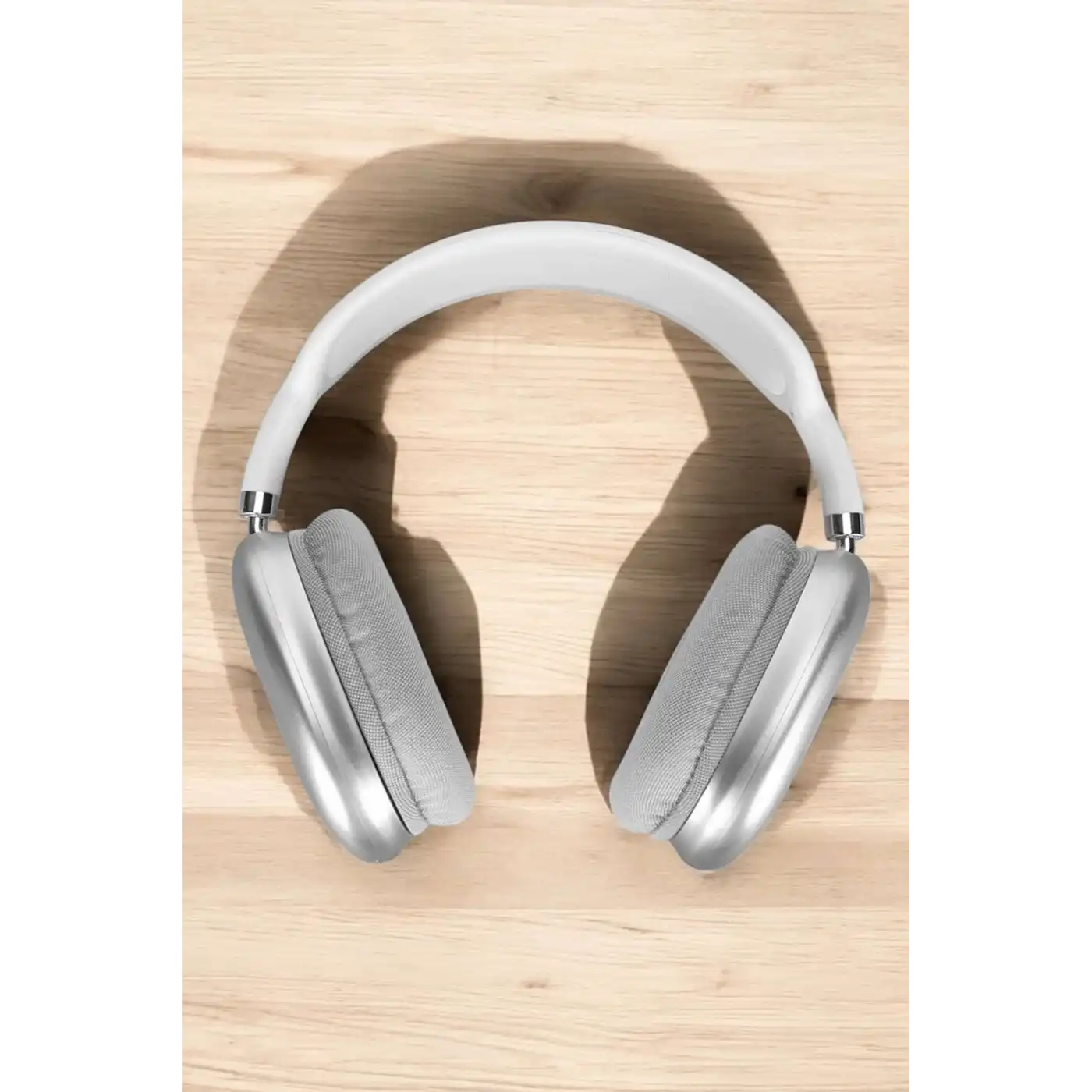 P9 Plus Kablosuz Kulak Üstü Bluetooth Kulaklık Beyaz Yüksek Ses Kaliteli