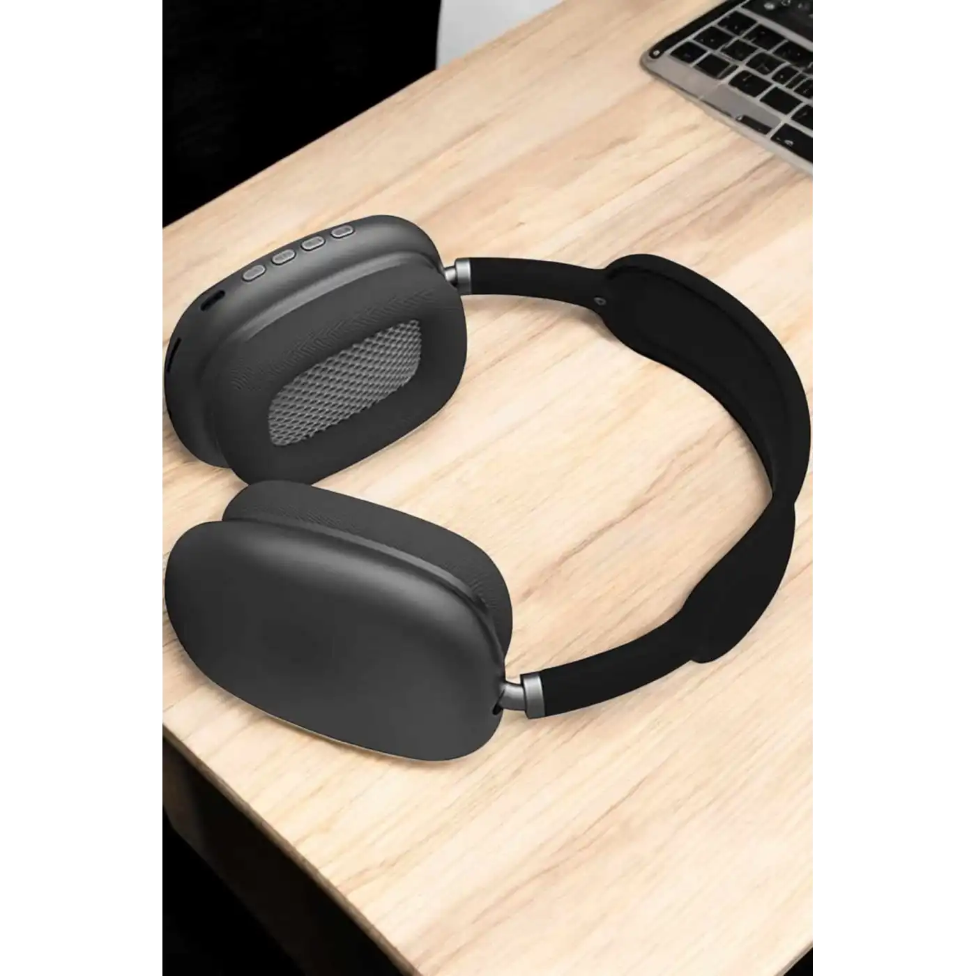 P9 Plus Kulaklık Siyah Bluetooth Bağlantılı Kulak Üstü Kablosuz