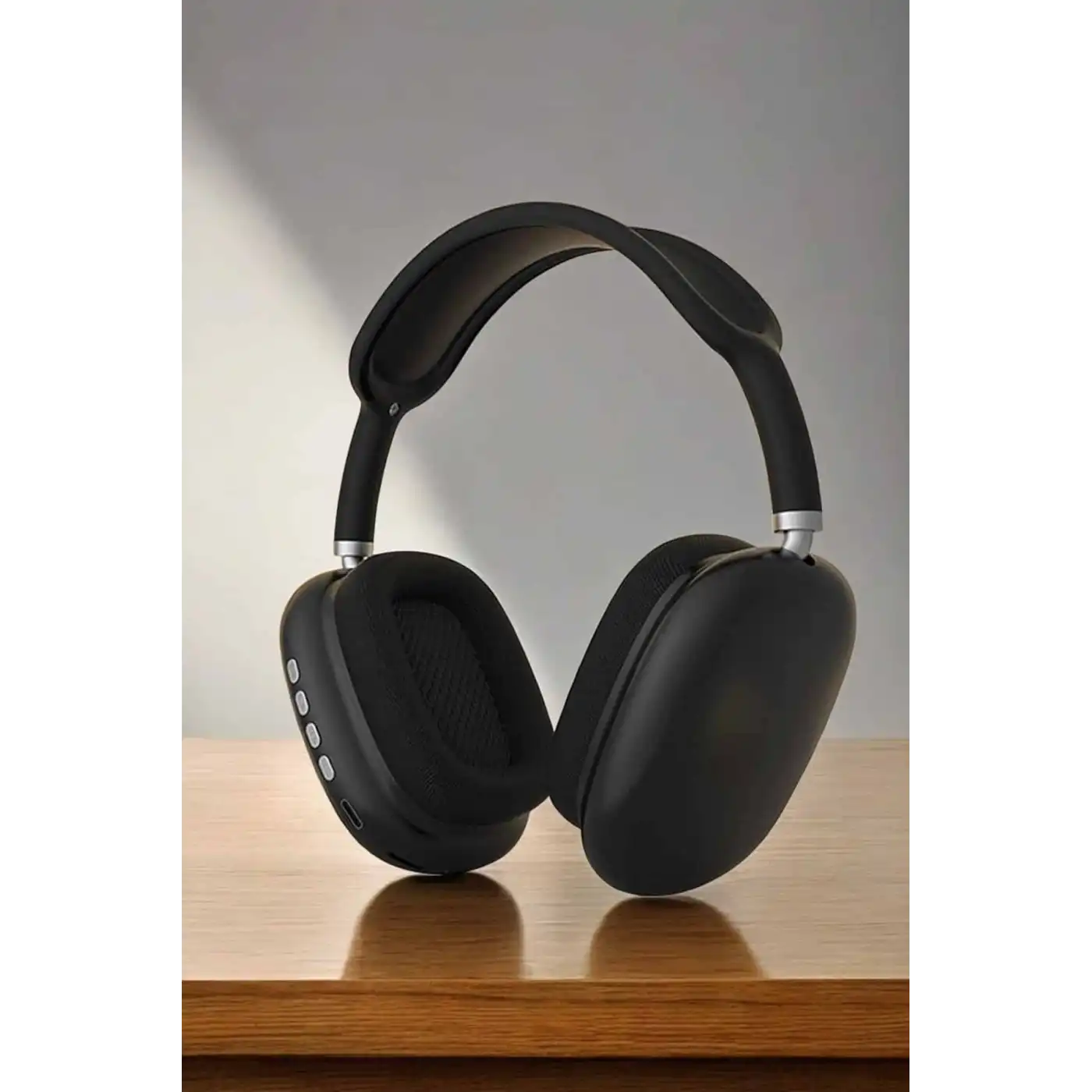 P9 Plus Kulaklık Siyah Bluetooth Bağlantılı Kulak Üstü Kablosuz ANC Özelliği