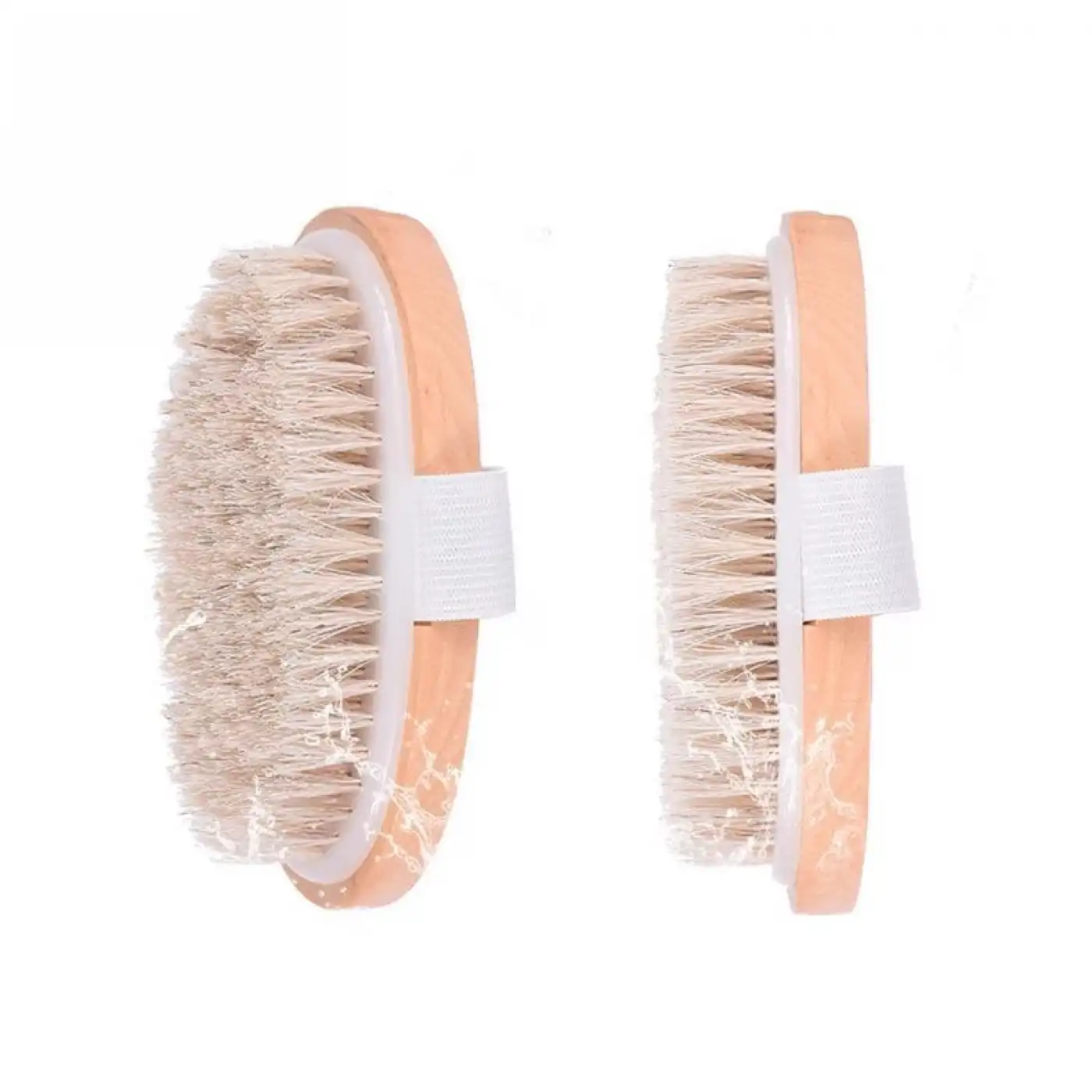 Parlak ve Pürüzsüz Görünüm Sağlayan %100 Doğal At Kılı Selülit Fırçası (özel Kutulu)