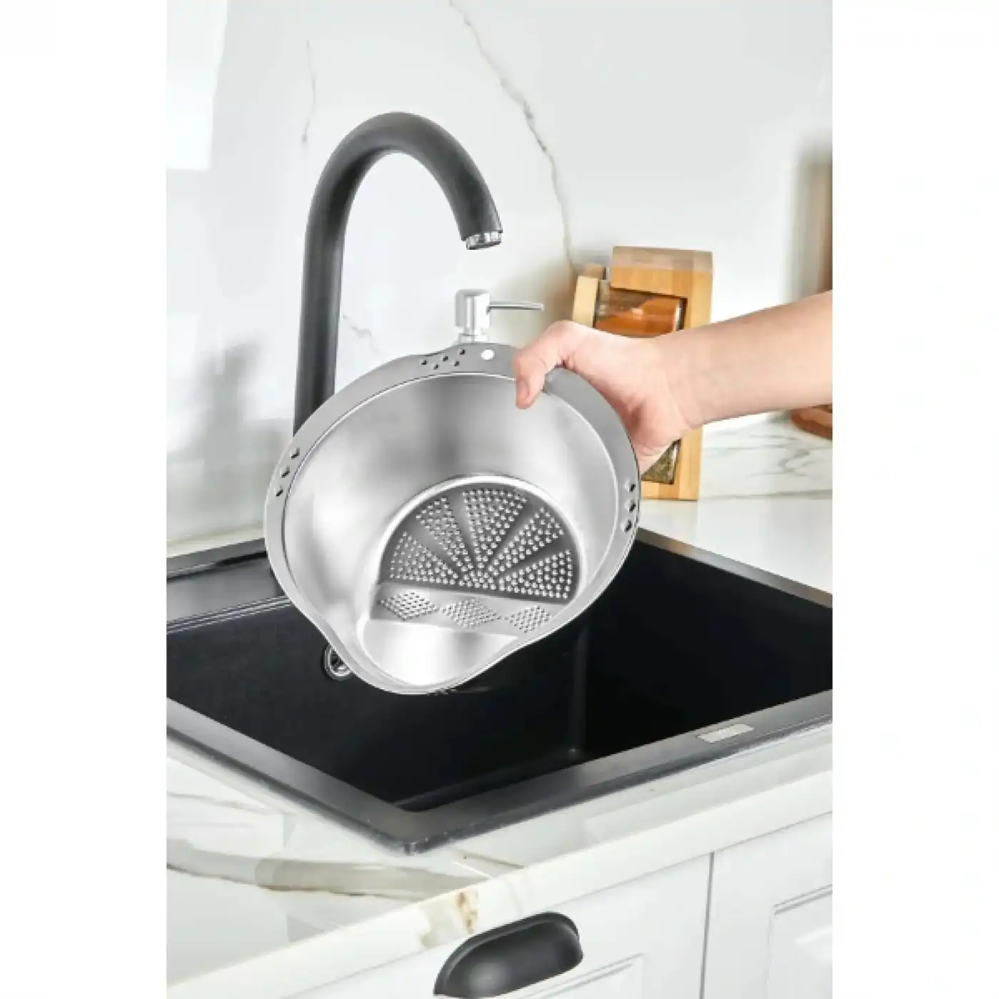 Paslanmaz Çelik Pirinç Süzgeci