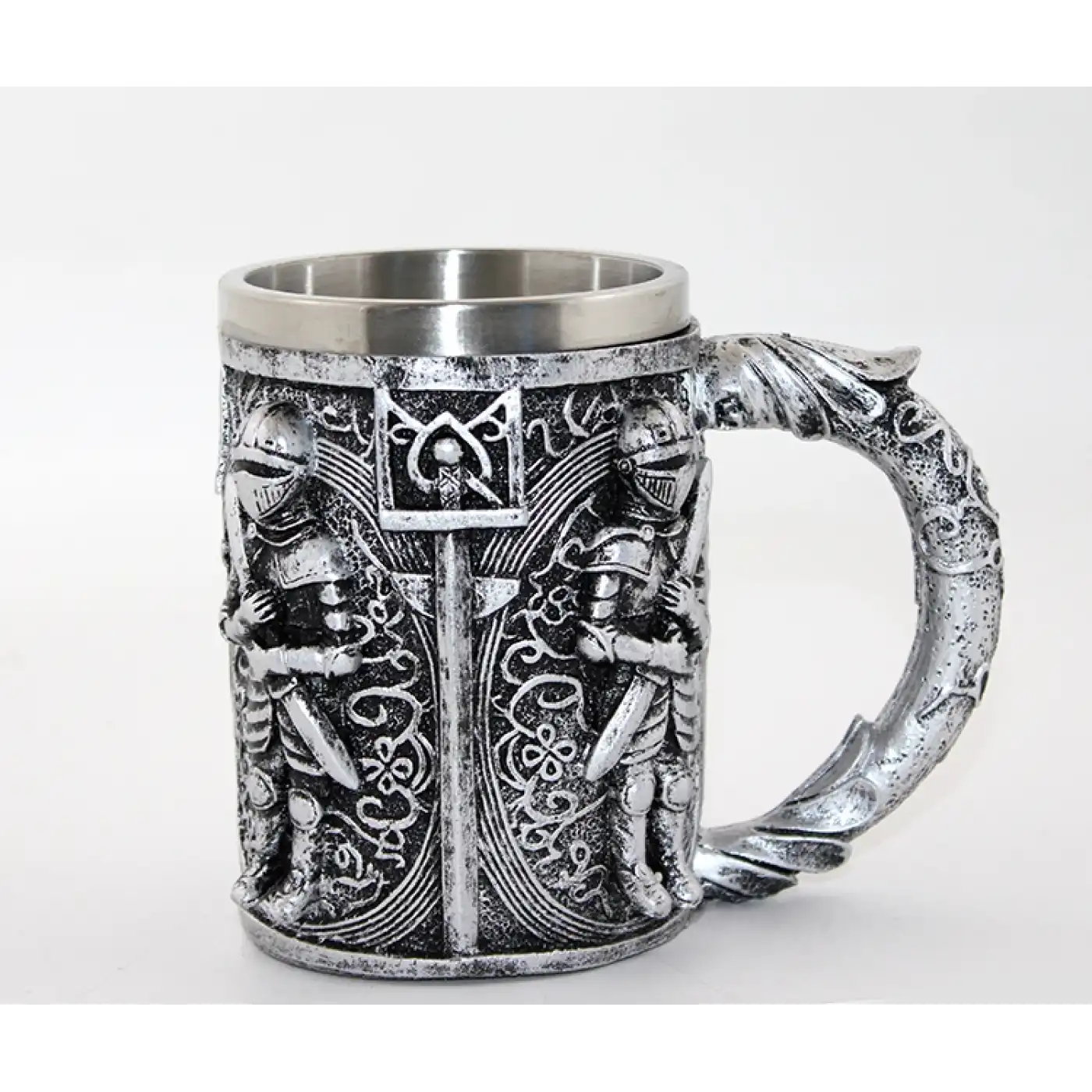 Paslanmaz Çelik Şövalye Kupa Bardak (Büyük Boy)