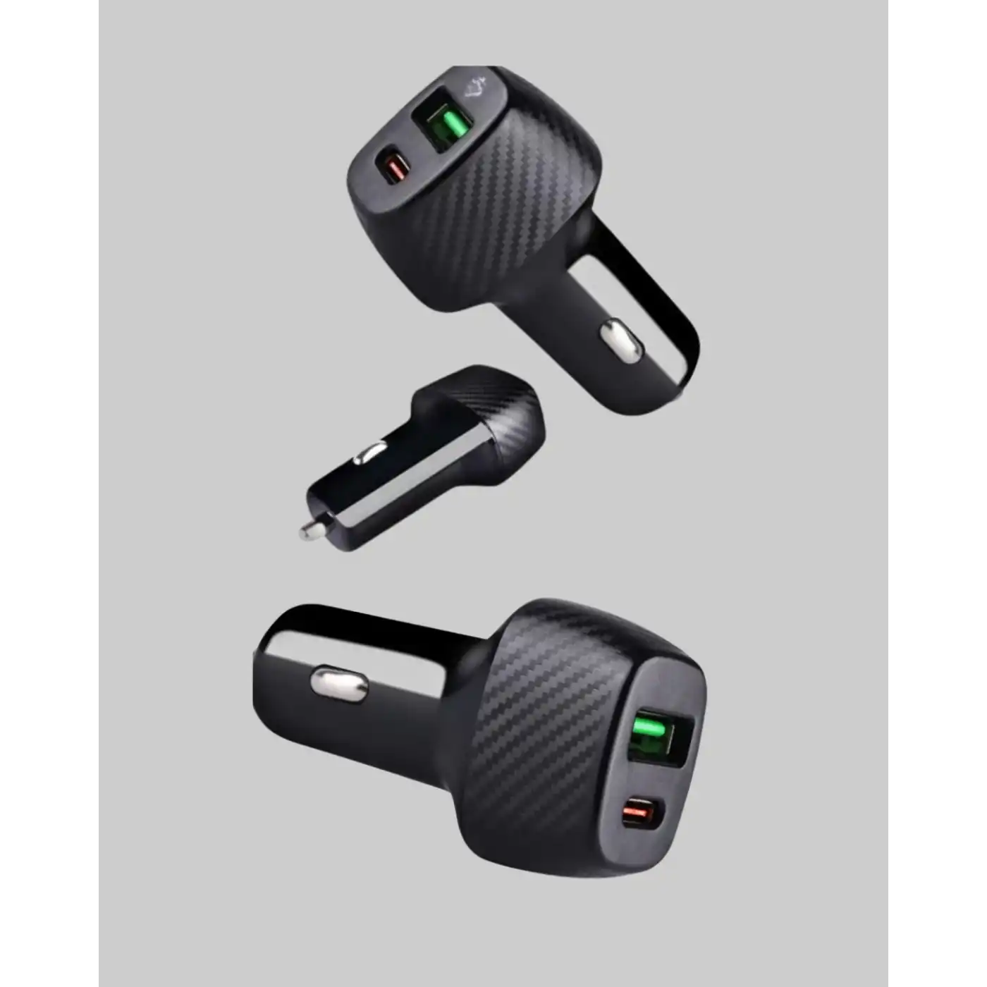 PD Destekli 38W Araç Şarj Başlığı Type-C + USB Çift Çıkış Hızlı Şarj