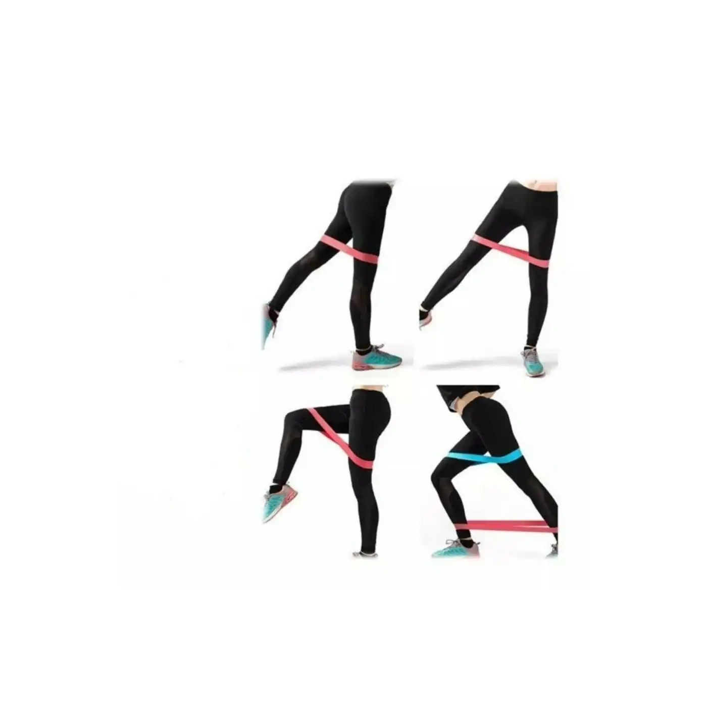 Pilates Squat Aerobik Direnç Lastiği 5 Li Paket